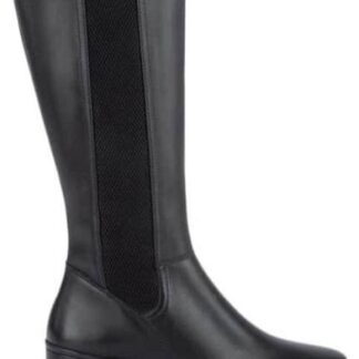 BOTA PIEL VACUNO CON ELASTICO NEGRO FLEXI