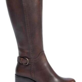 BOTA PIEL VACUNO HEBILLA METALICA CAFE VIVIS SHOES