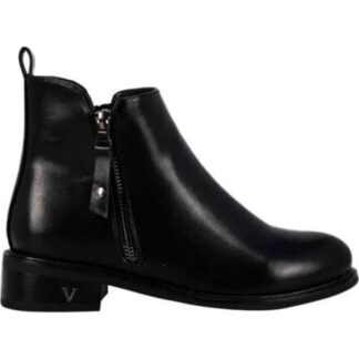 BOTA PU CIERRE METALICO NEGRO VI LINE