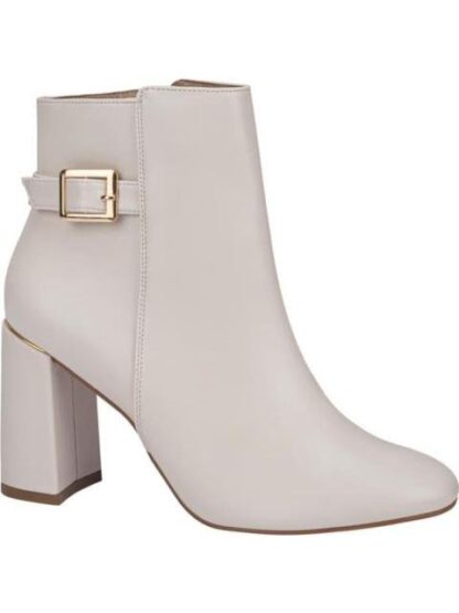 BOTA TACON ANCHO BEIGE/HUESO YAELI FASHION - Image 2