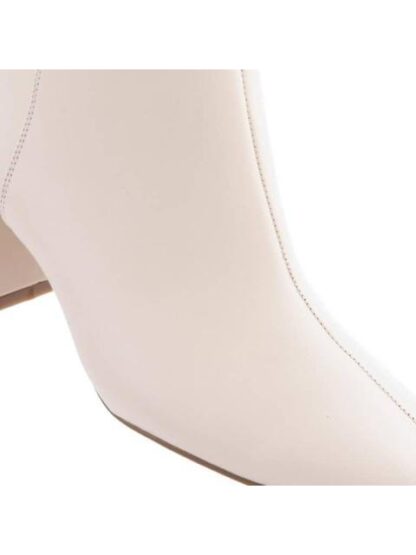 BOTA TACON ANCHO BEIGE/HUESO YAELI FASHION - Image 6