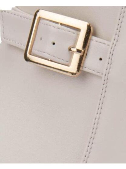 BOTA TACON ANCHO BEIGE/HUESO YAELI FASHION - Image 6