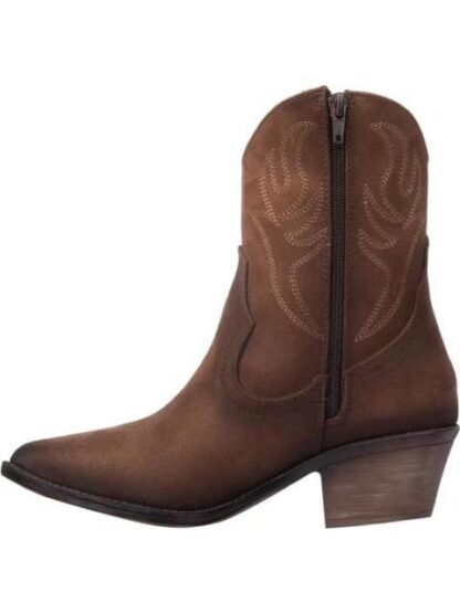 BOTA TEXANA BORDADA CAFE TIERRA BENDITA - Image 5