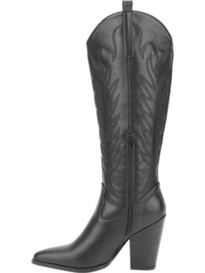 BOTA TEXANA BORDADA NEGRO TIERRA BENDITA DELUXE - Image 5