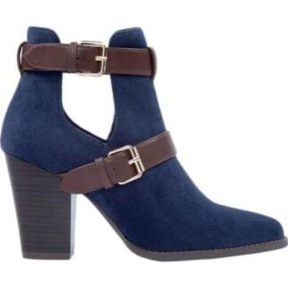 BOTA TEXANA CON ABERTURA AZUL MARINO TIERRA BENDITA