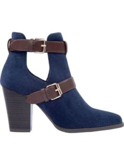 BOTA TEXANA CON ABERTURA AZUL MARINO TIERRA BENDITA
