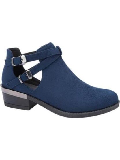 BOTA TEXANA CON ABERTURA AZUL MARINO TIERRA BENDITA - Image 2