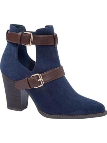 BOTA TEXANA CON ABERTURA AZUL MARINO TIERRA BENDITA - Image 2