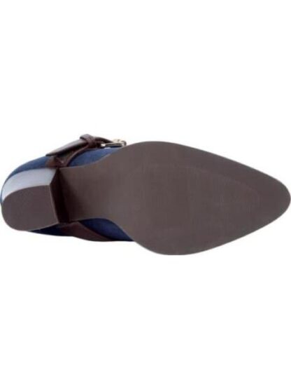 BOTA TEXANA CON ABERTURA AZUL MARINO TIERRA BENDITA - Image 4