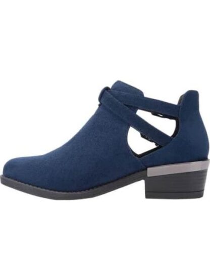 BOTA TEXANA CON ABERTURA AZUL MARINO TIERRA BENDITA - Image 5