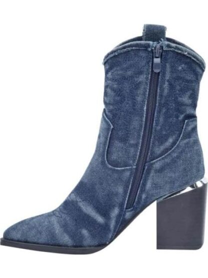 BOTA TEXANA DE MEZCLILLA AZUL MEZCLILLA TIERRA BENDITA - Image 5