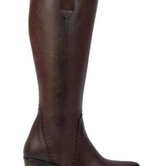 BOTA TEXANA DETALLE TEJIDO MOKA TIERRA BENDITA