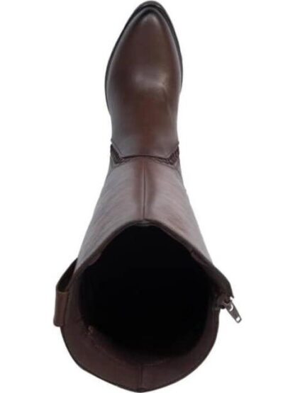 BOTA TEXANA DETALLE TEJIDO MOKA TIERRA BENDITA - Image 3