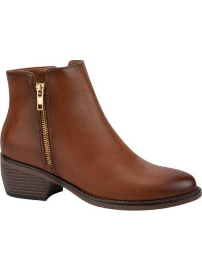 BOTA CIERRE METALICO TACON BAJO COGNAC TIERRA BENDITA - Image 2