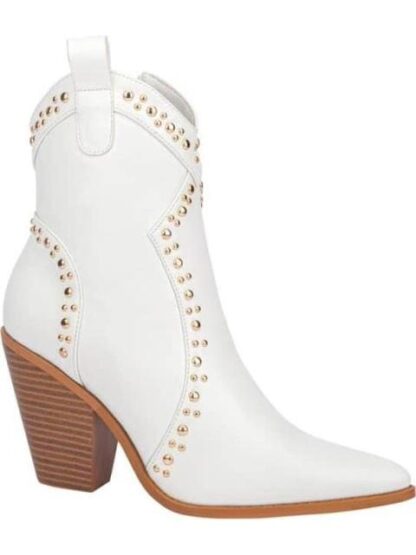 BOTA TEXANA TACON ALTO BLANCO THALIA SODI - Image 2