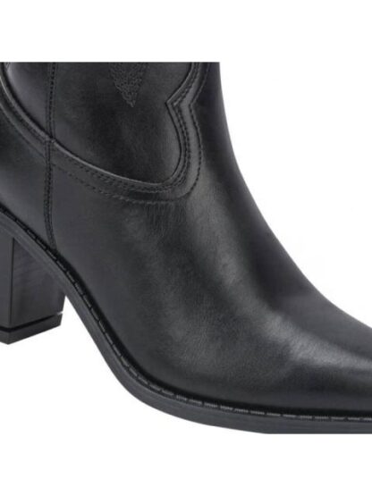 BOTA TEXANA TACON MEDIO BORDADA NEGRO TIERRA BENDITA - Image 6