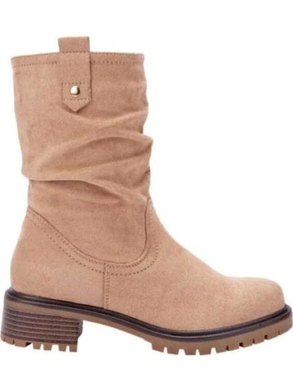 BOTA TUBO CON ARRUGA SUELA TRACK AVENA TIERRA BENDITA