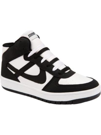 BOTA CASUAL URBANA BLANCO/NEGRO PANAM - Image 2