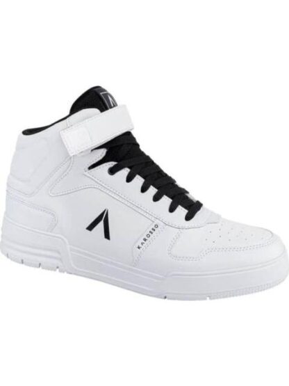 TENIS BOTA CASUAL BLANCO/NEGRO KAROSSO - Image 2