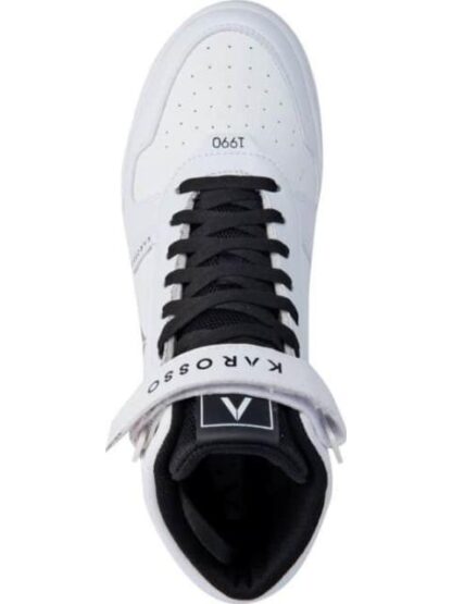 TENIS BOTA CASUAL BLANCO/NEGRO KAROSSO - Image 3