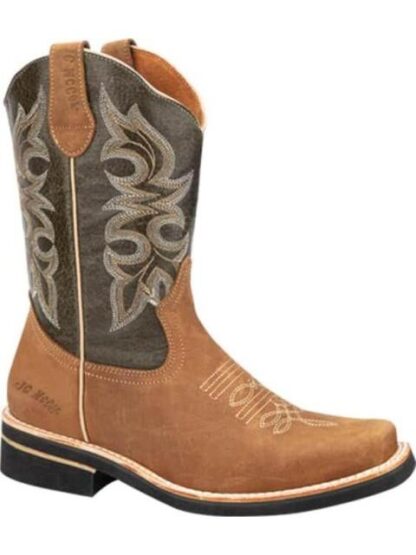 BOTA VAQUERA BORDADA CAMEL JC MCCOY - Image 2