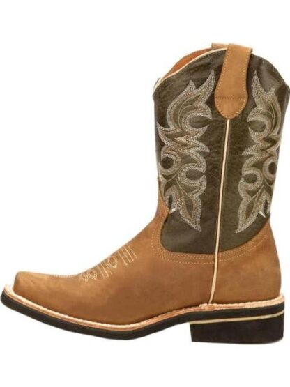 BOTA VAQUERA BORDADA CAMEL JC MCCOY - Image 5