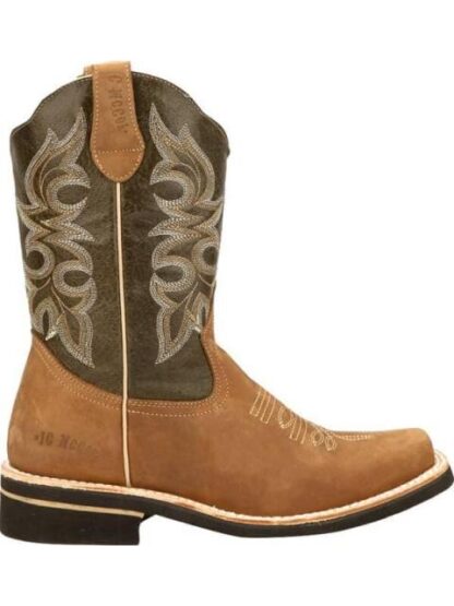 BOTA VAQUERA BORDADA CAMEL JC MCCOY