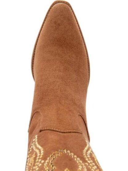 BOTA VAQUERA CON PEDRERIA CAMEL TIERRA BENDITA - Image 3