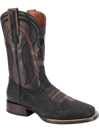 BOTA VAQUERA CUELLO DE TORO NEGRO CUADRA - Image 2