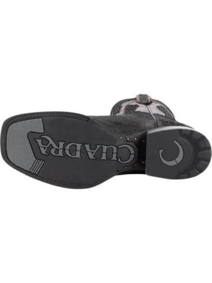 BOTA VAQUERA CUELLO DE TORO NEGRO CUADRA - Image 3