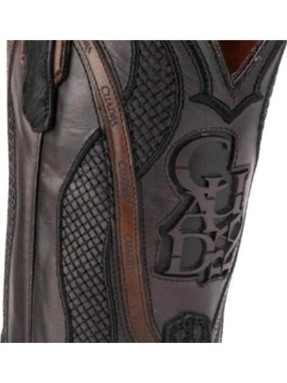 BOTA VAQUERA CUELLO DE TORO NEGRO CUADRA - Image 6