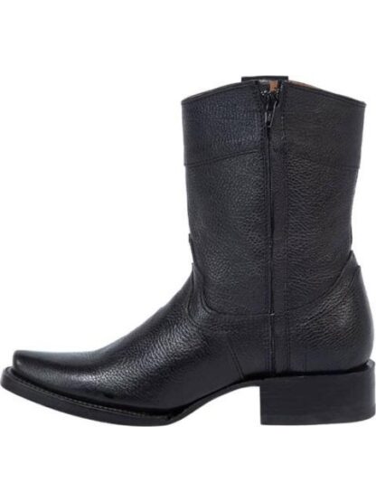 BOTA VAQUERA DE PIEL NEGRO REYPA BOOTS - Image 5