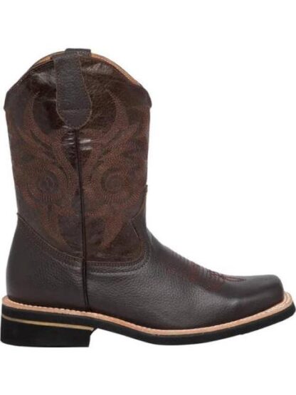 BOTA VAQUERA LISA CHOCOLATE JC MCCOY