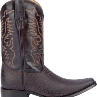 BOTA VAQUERA PIEL GRABADA CAFE JC MCCOY