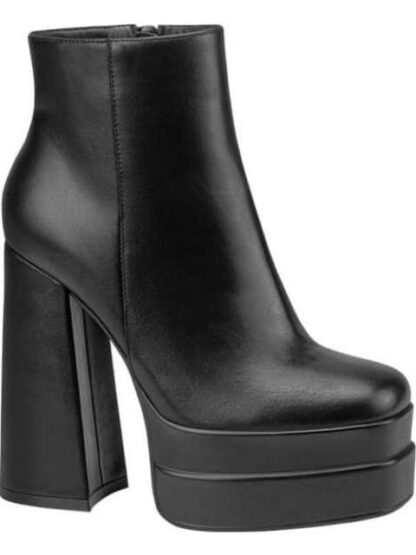 BOTA DOBLE PLATAFORMA TACON ALTO NEGRO ABUSIVA - Image 2