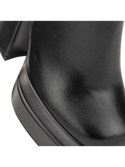 BOTA DOBLE PLATAFORMA TACON ALTO NEGRO ABUSIVA - Image 5