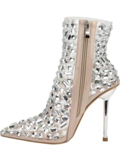 BOTA MICA CON PEDRERIA NEUTRAL THALIA SODI - Image 4
