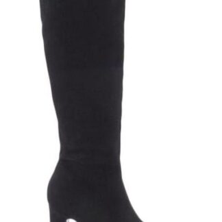 BOTA VESTIR TACON MEDIO NEGRO YAELI