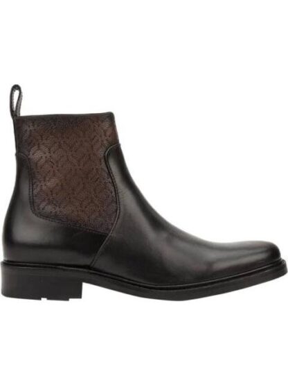 BOTIN CASUAL AJUSTE CON CIERRE NEGRO FRANCO CUADRA