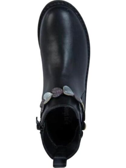 BOTIN CASUAL CORAZONES NEGRO VIVIS SHOES KIDS - Image 3