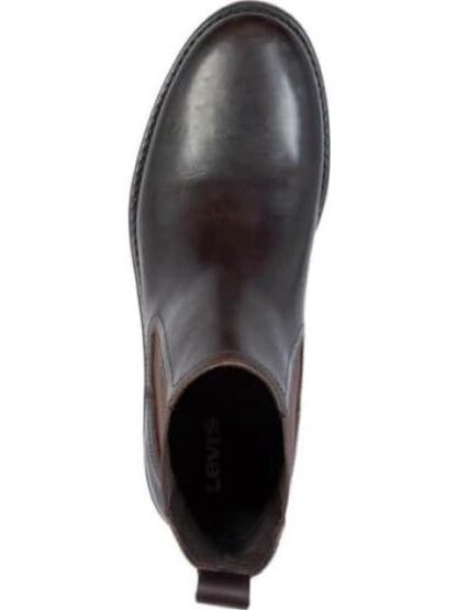 BOTIN CASUAL DE PIEL CAFE LEVIS - Image 3