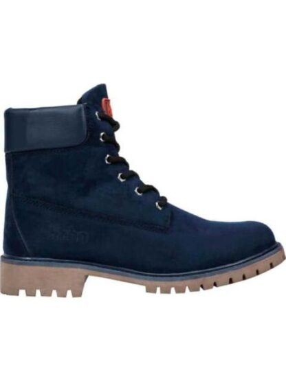 BOTIN CASUAL TIPO LEÑADOR AGUJETA AZUL MARINO KEBO