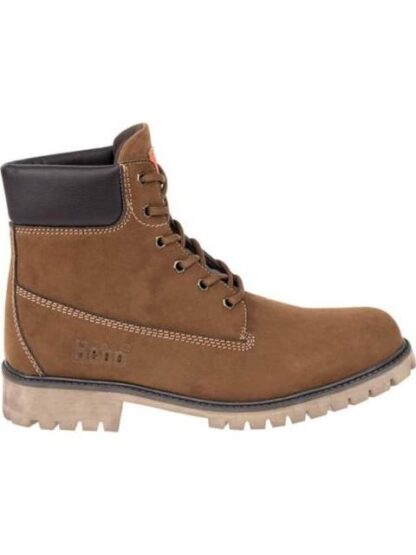 BOTIN CASUAL TIPO LEÑADOR AGUJETA CANELA KEBO