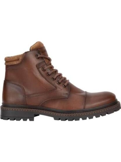 BOTIN CASUAL TIPO LEÑADOR AGUJETA COGNAC LOCMAN