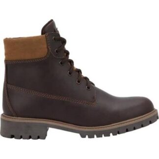 BOTIN CASUAL TIPO LEÑADOR AGUJETA MARRON KEBO