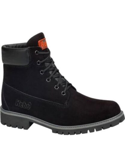 BOTIN CASUAL TIPO LEÑADOR AGUJETA NEGRO KEBO