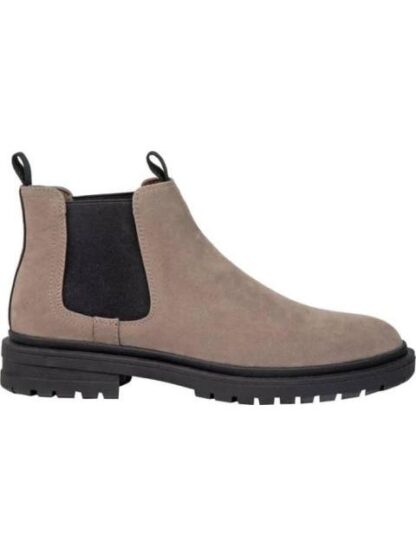 BOTIN CHELSEA TAUPE KEBO