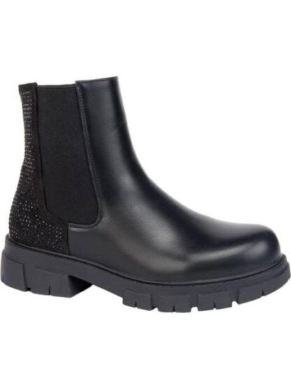 BOTIN CON PEDRERIA NEGRO VIVIS SHOES KIDS - Image 2