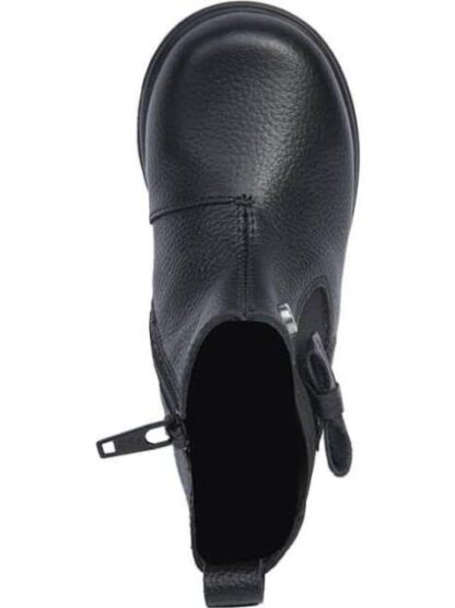BOTIN DE PIEL MOÑO NEGRO DOGI - Image 3