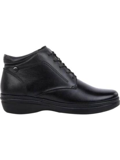BOTIN DE PIEL NEGRO CALZADO PAZSTOR